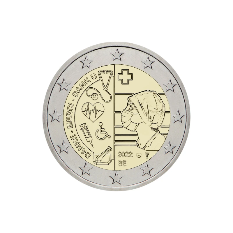 Bélgica 2022 –Pandemia - 2€ UNC