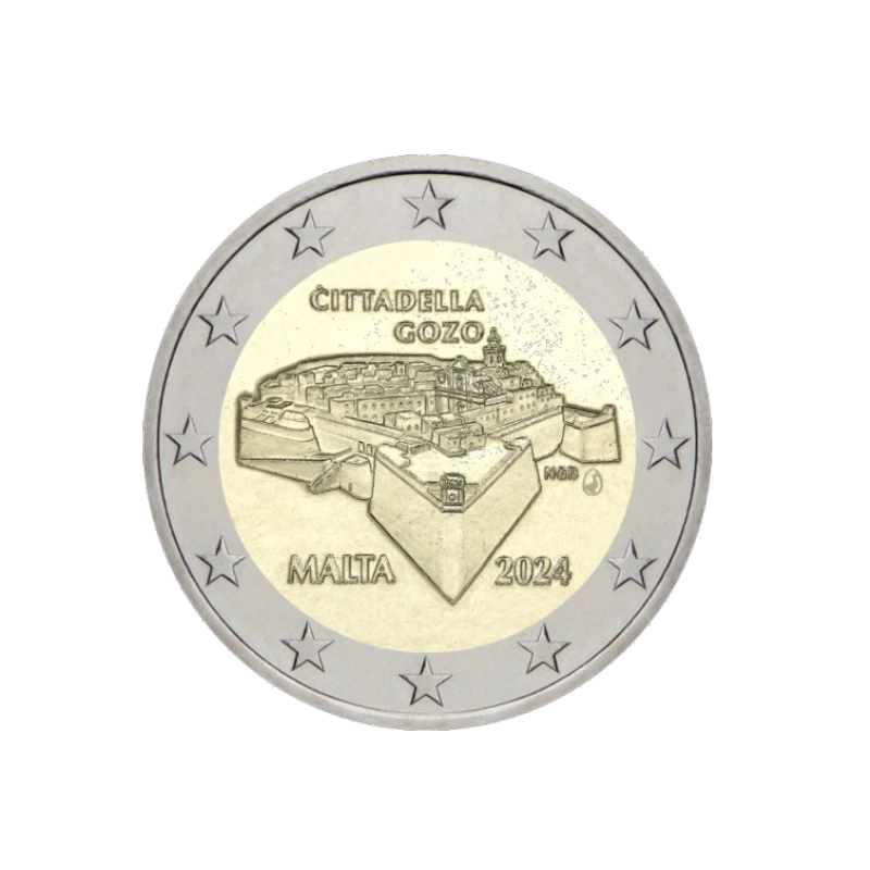 moeda-malta-2-euros-2024-cittadella-photo-unc-coin.webp