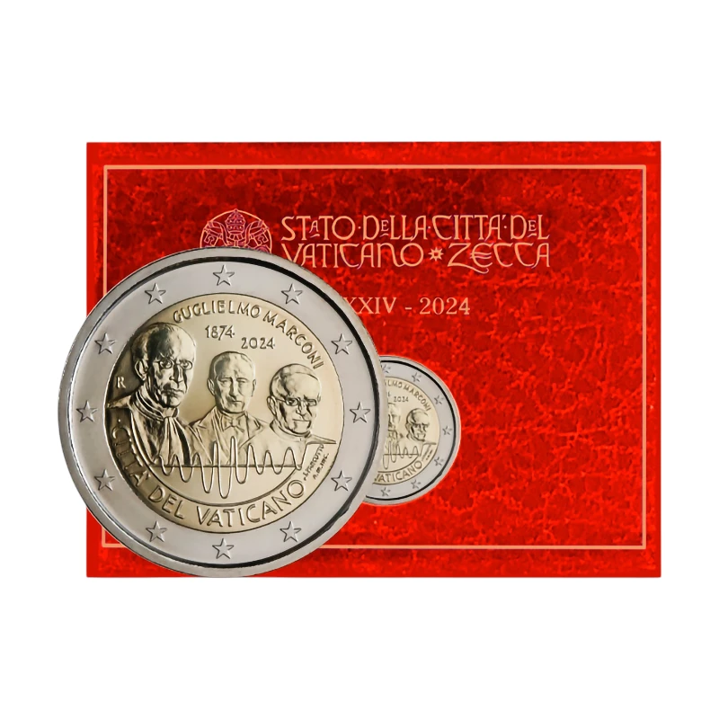 Vaticano 2024 – Guglielmo Marconi– 2€ FDC