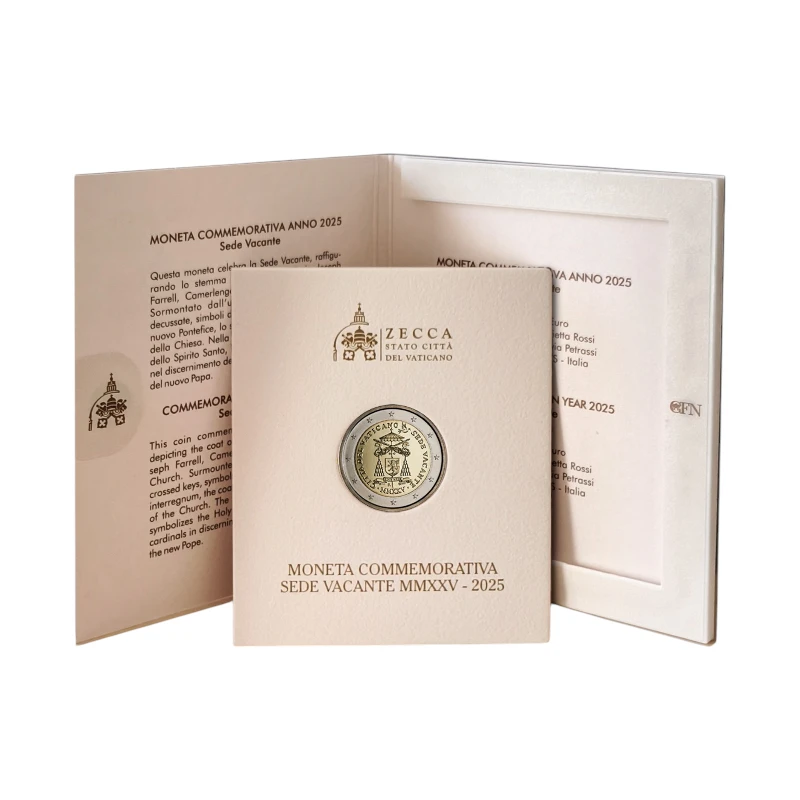 Vaticano 2025 – Sede Vacante– 2€ FDC