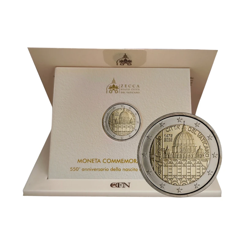 Vaticano 2025 – Michelangelo– 2€ FDC