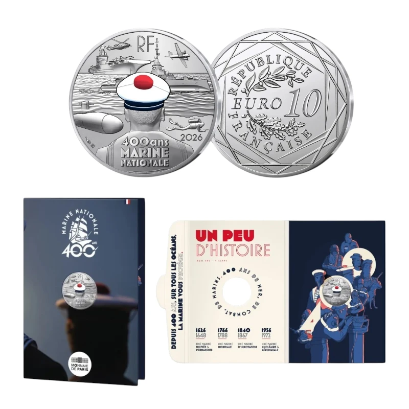 Franca 2026 – Marinha Francesa – 10€ CC