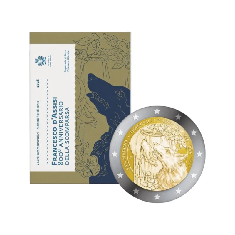 [PRE]San Marino 2026 – Francesco D'Assisi – 2€ BU
