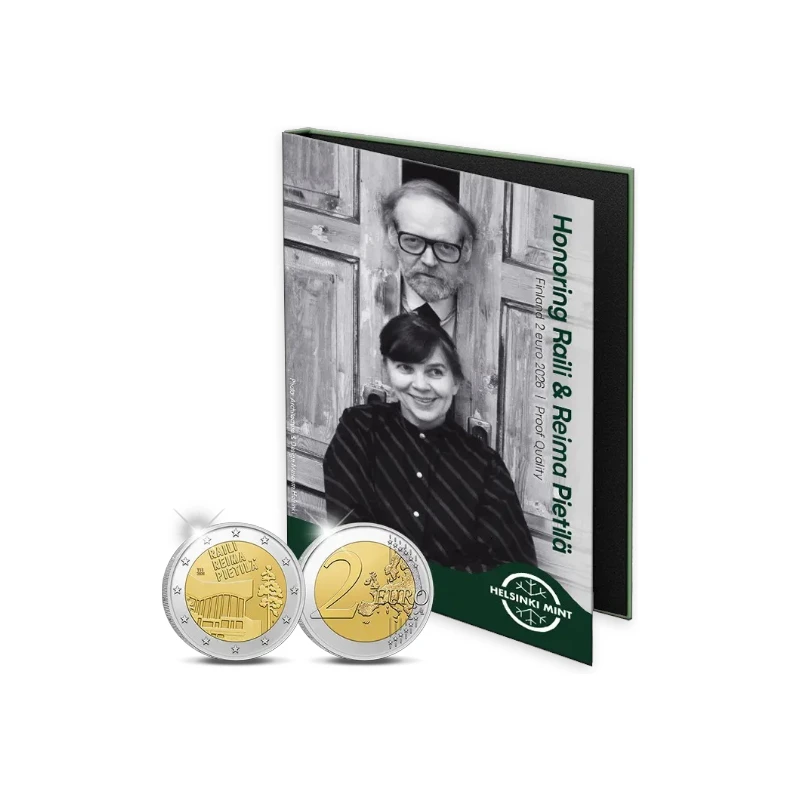 Finlândia 2026 – Raili and Reima Pietila –  2€  Proof