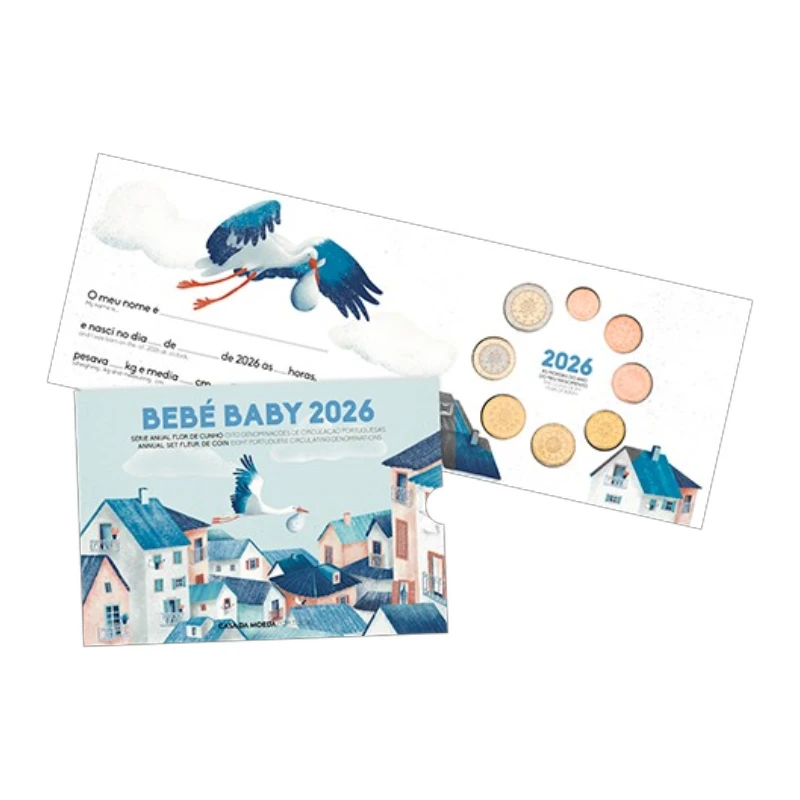 [PRE]Portugal 2026 – Serie Anual Bébé – FDC