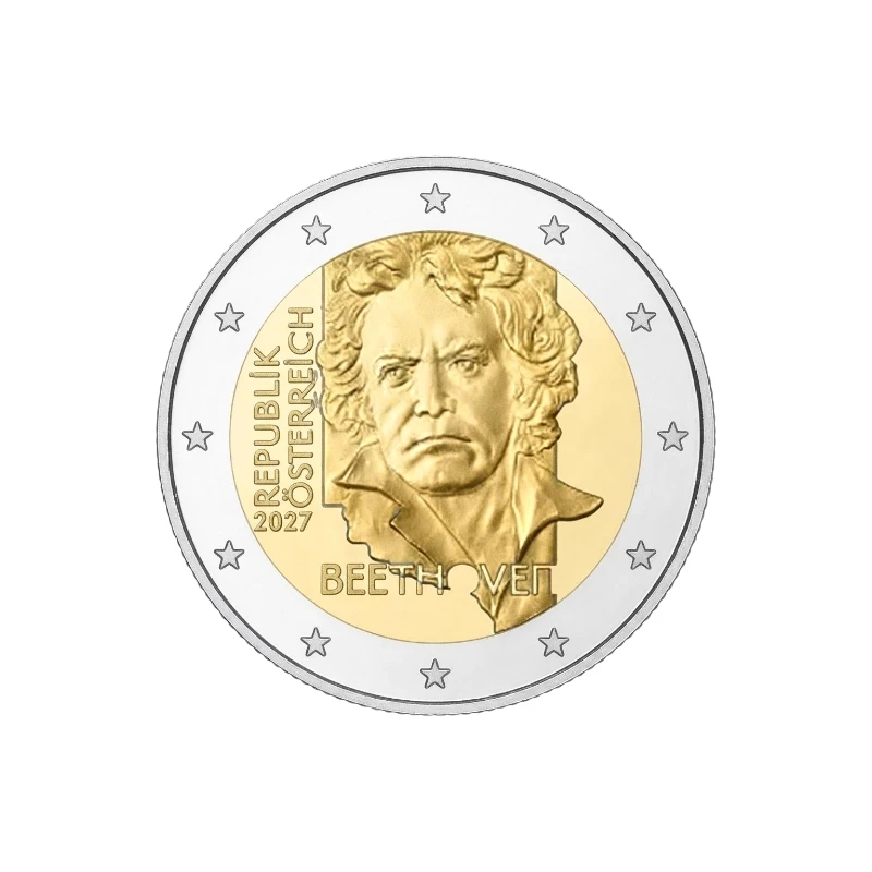 [PRE]Áustria 2027 – Beethoven – 2€ 