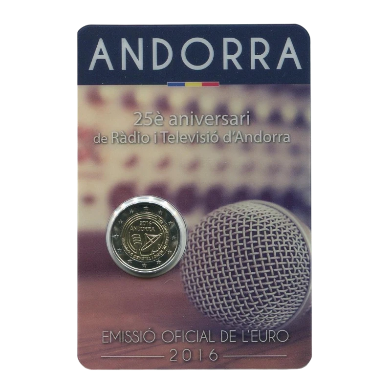 Andorra 2016 – Rádio e Televisão – 2€ 