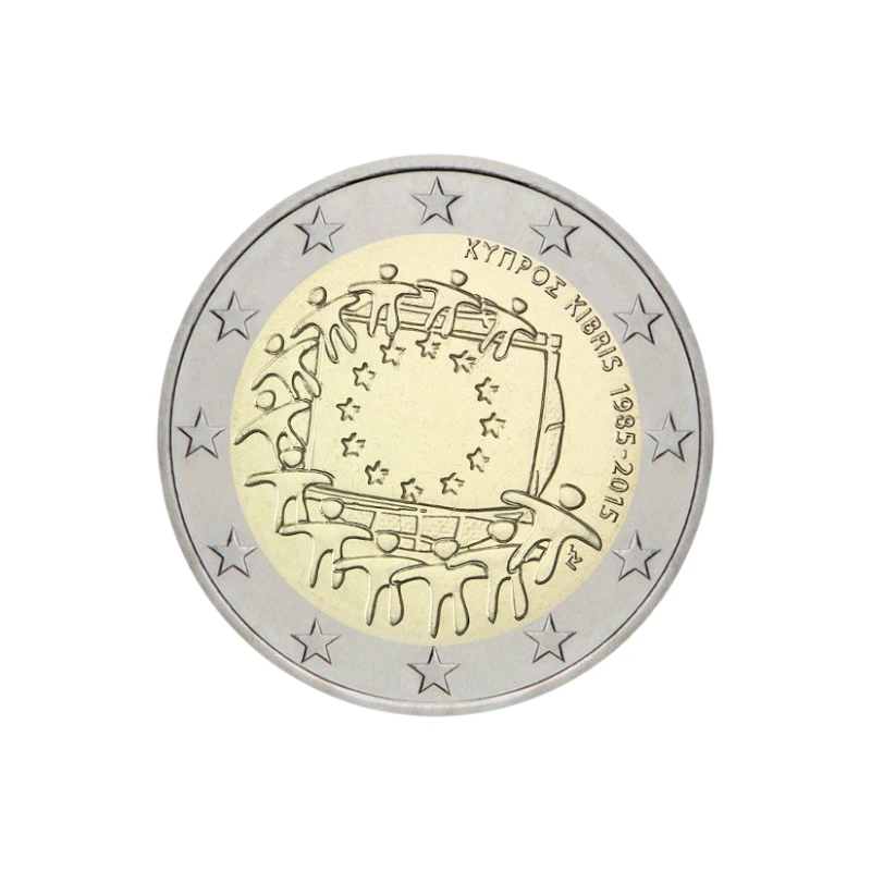 Chipre 2015 – Bandeira UE– 2€ 