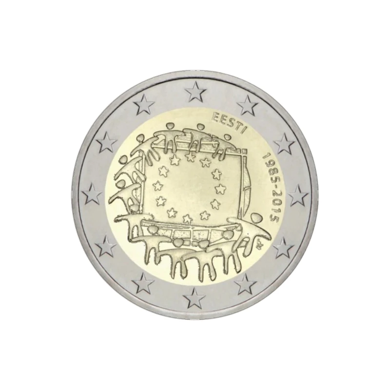 Estónia 2015 – Bandeira UE – 2€