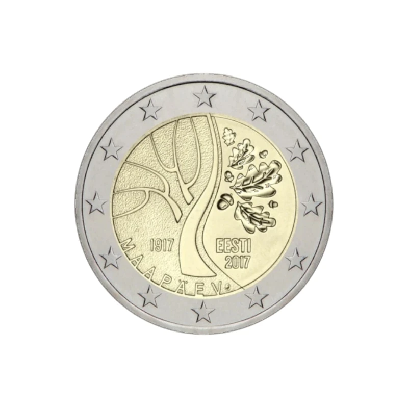 Estónia 2017 – Independência – 2€ 