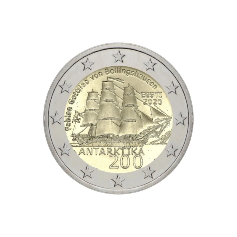 Estónia 2020 – Antártida – 2€