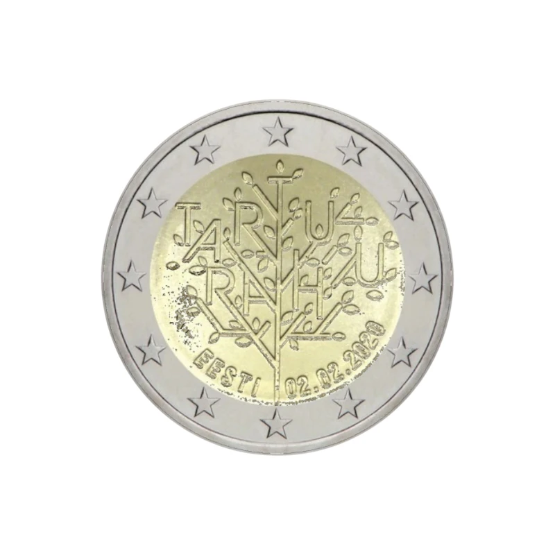 Estónia 2020 – Tratado de Paz de Tartu – 2€