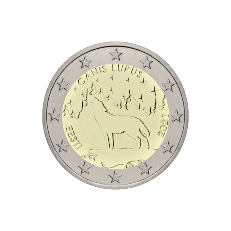 Estónia 2021 – O Lobo – 2€ 