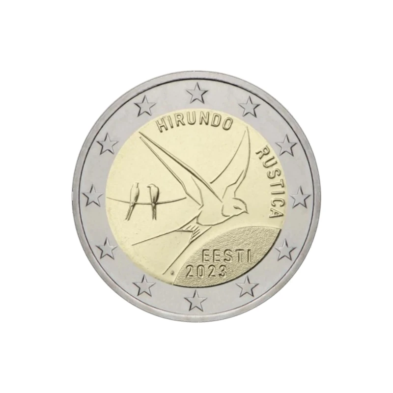 Estónia 2023 – Andorinha-das-Torres– 2€ 