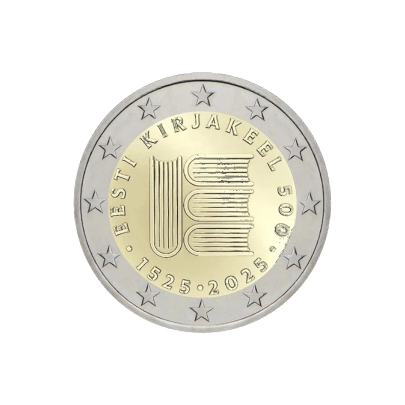 Estónia 2025 – Primeiro Texto Impresso – 2€