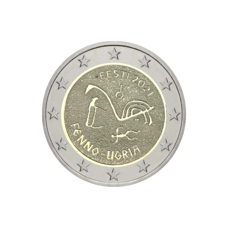 Estónia 2021 – Povos Fino-Úgricos – 2€