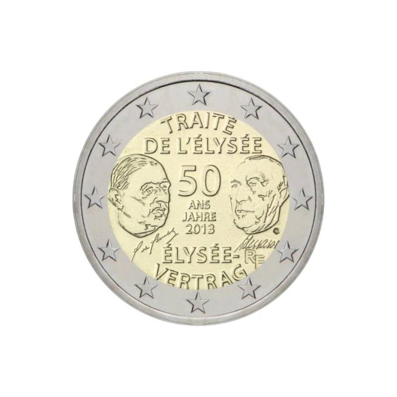 Franca 2013 – Tratado do Eliseu– 2€  