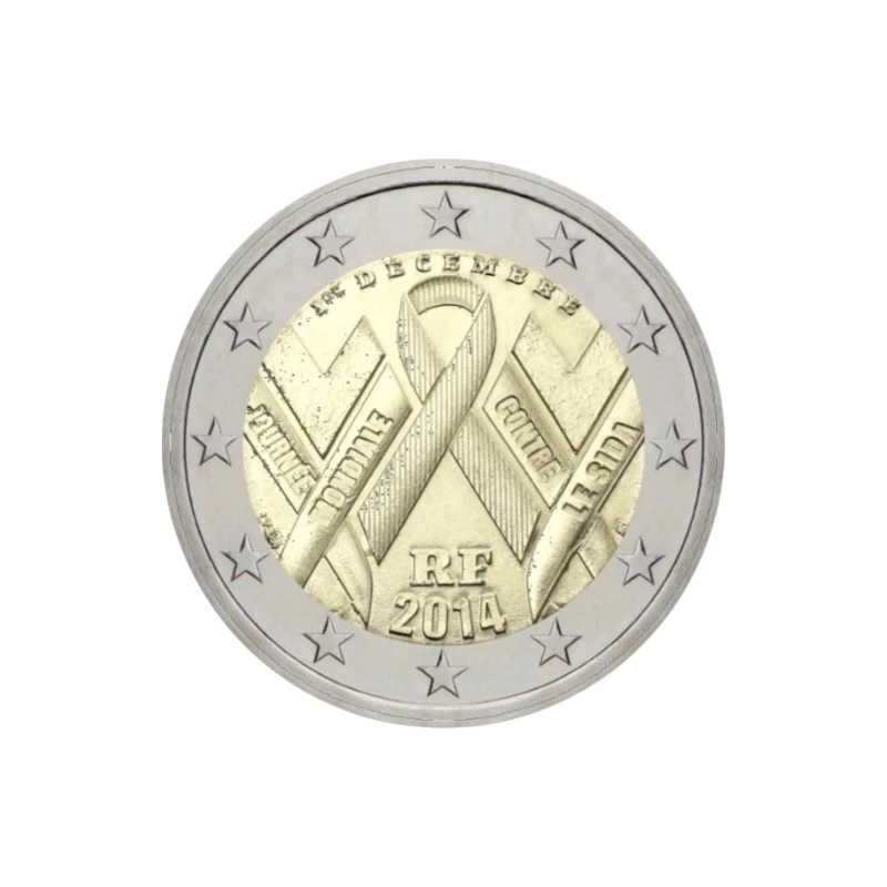 Franca 2014 – Dia Mundial da Sida – 2€ 