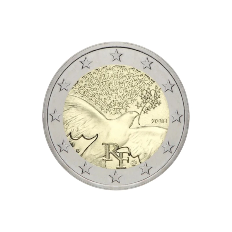 Franca 2015 – Paz e segurança na Europa – 2€