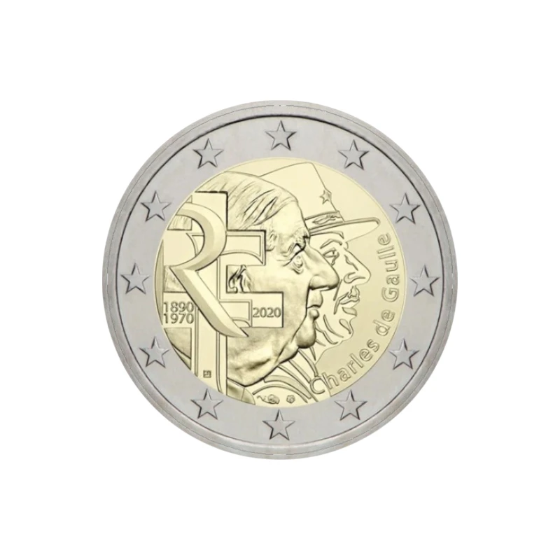 Franca 2020 – Charles de Gaulle – 2€ 