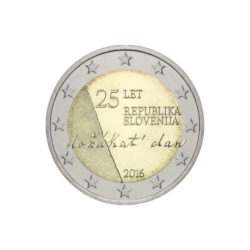 Eslovenia 2016 – Independência  Eslovénia– 2€