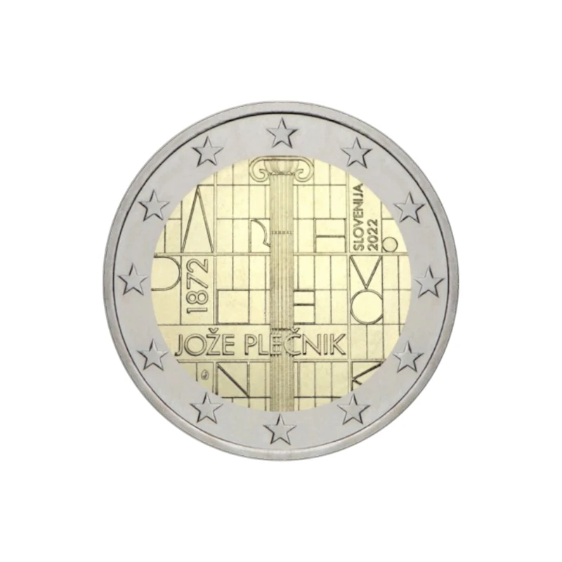 Eslovenia 2022 – Jože Plečnik – 2€