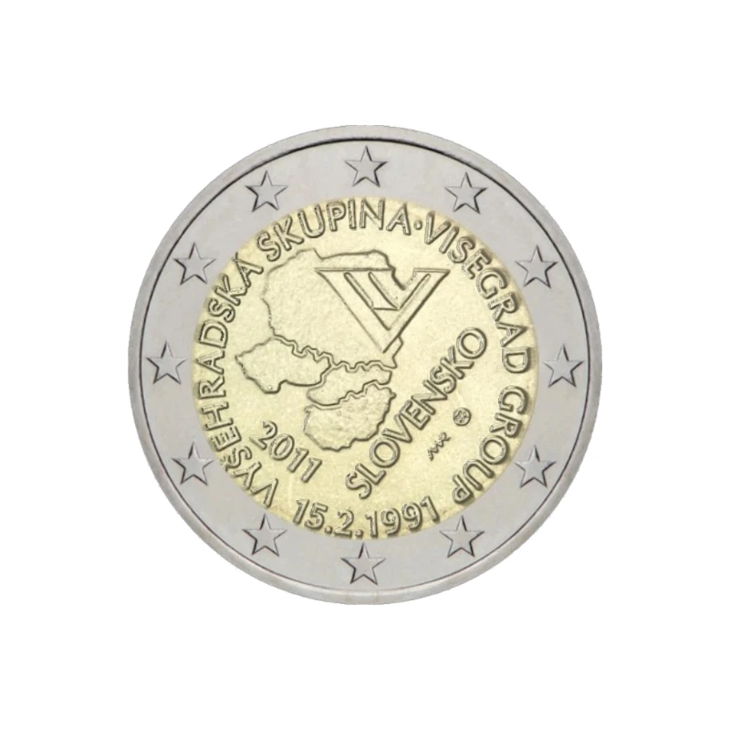 Eslovaquia 2011 – Grupo de Visegrado – 2€ 
