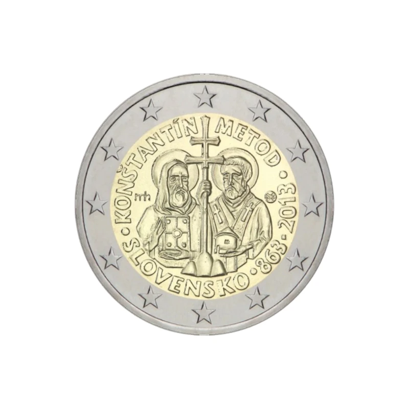 Eslovaquia 2013 – Constantino e Metódio – 2€