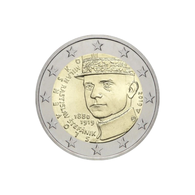 Eslovaquia 2019 – Milan Rastislav Štefánik – 2€