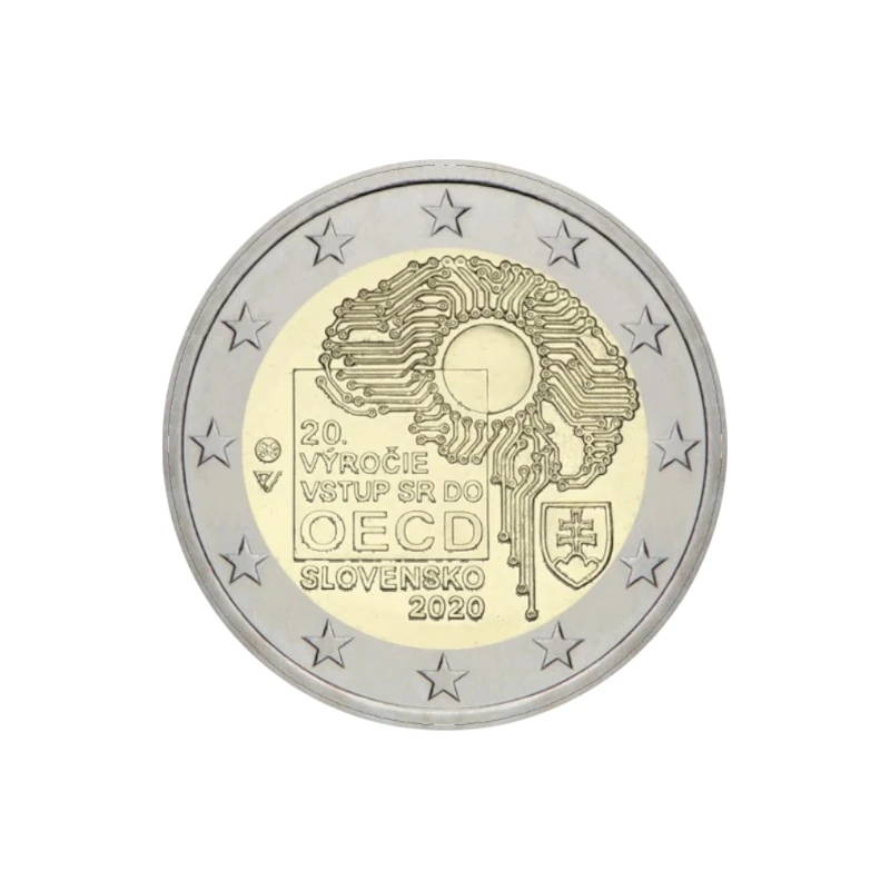 Eslovaquia 2020 – Adesão OCDE – 2€
