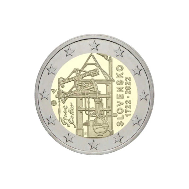 Eslovaquia 2022 – Máquina a Vapor  – 2€