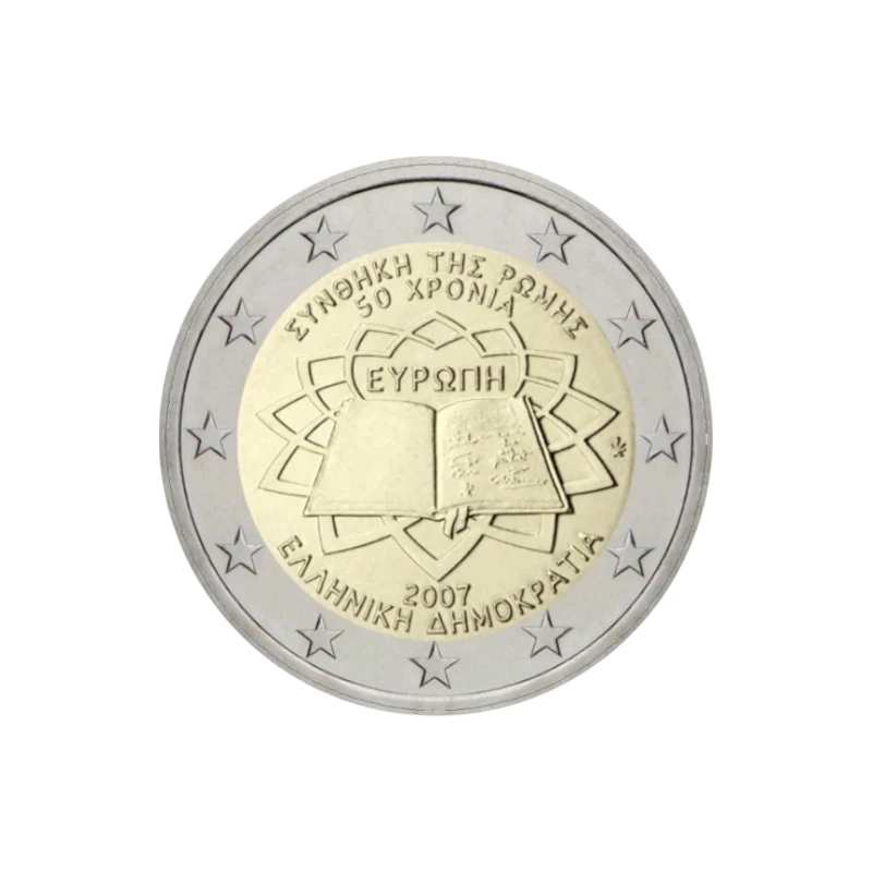 Grécia 2007 – Tratado de Roma – 2€ 