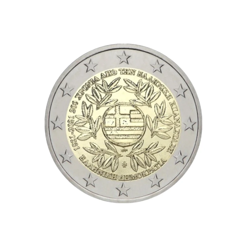 Grécia 2021 – Revolução Grega – 2€ 