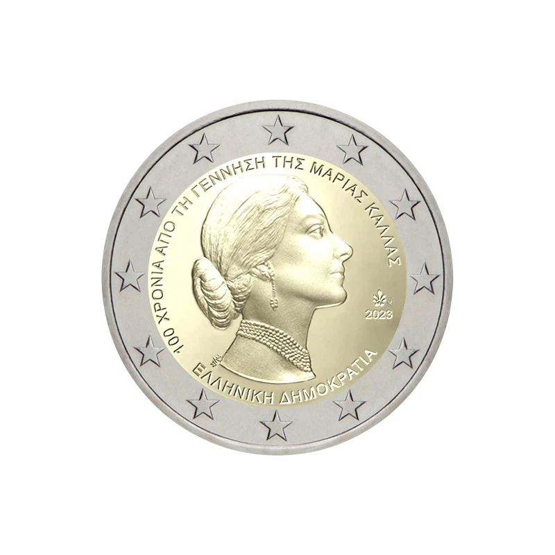 Grécia 2023 – Maria Callas – 2€ 