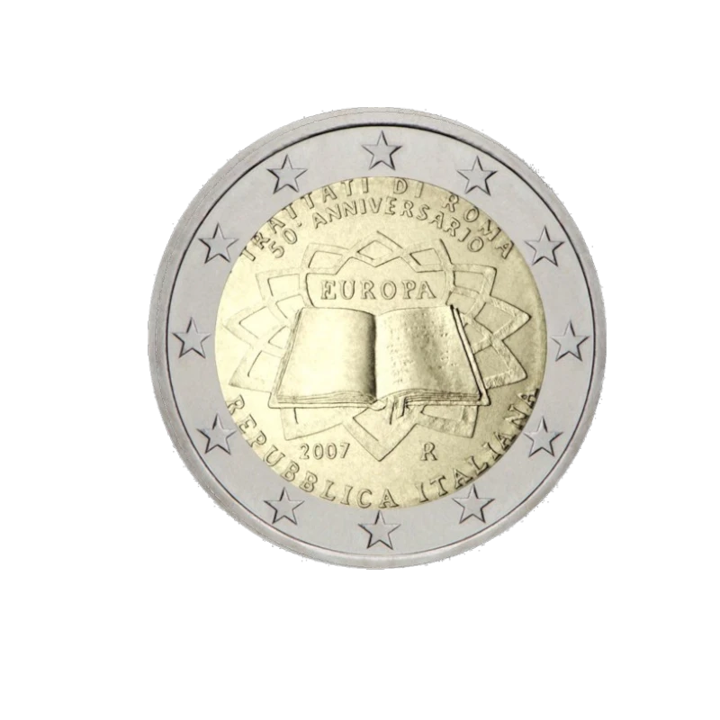 Itália 2007 – Tratado de Roma – 2€