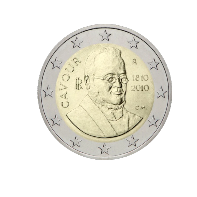 Itália 2010 – Conde de Cavour – 2€ 