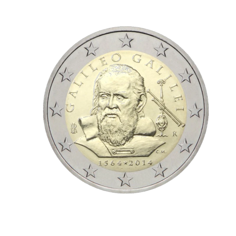 Itália 2014 – Galileu Galilei – 2€
