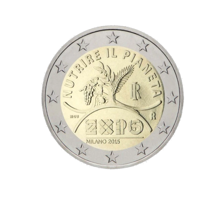 Itália 2015 – EXPO Milão – 2€