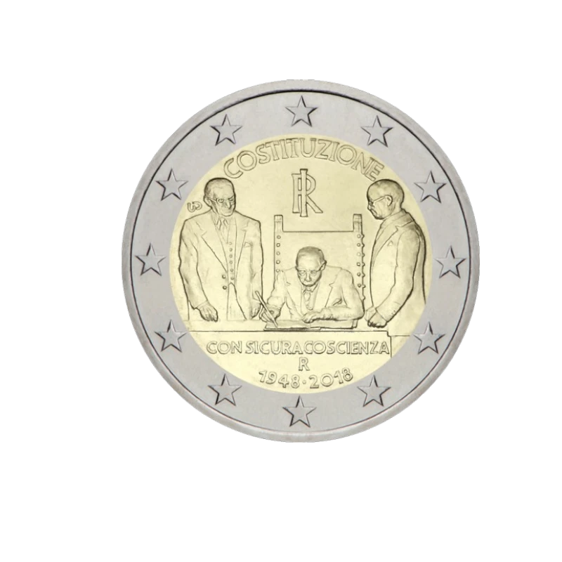 Itália 2018 – Constituição República Italiana  – 2€ 