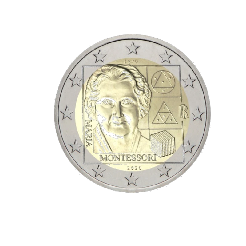 Itália 2020 – Maria Montessori – 2€  