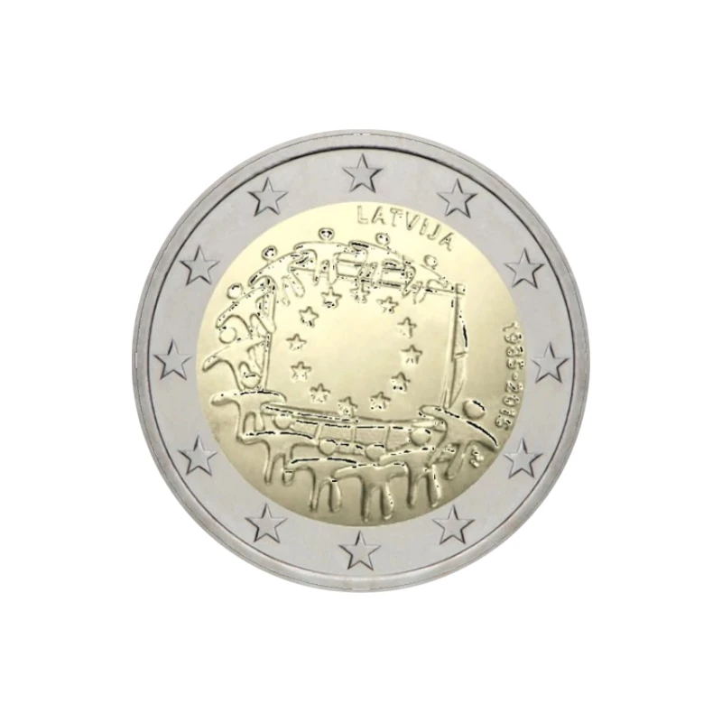 Letónia 2015 – Bandeira – 2€