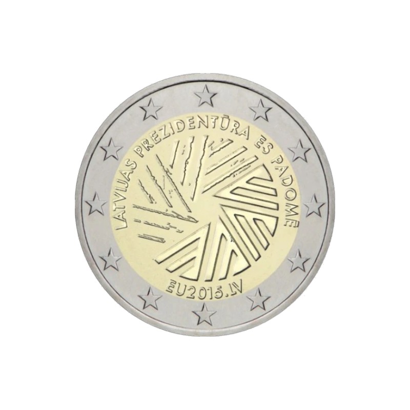 Letónia 2015 –Presidência UE – 2€     
