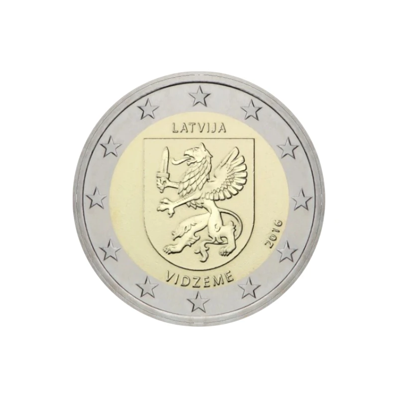 Letónia 2016 – Vidzeme – 2€