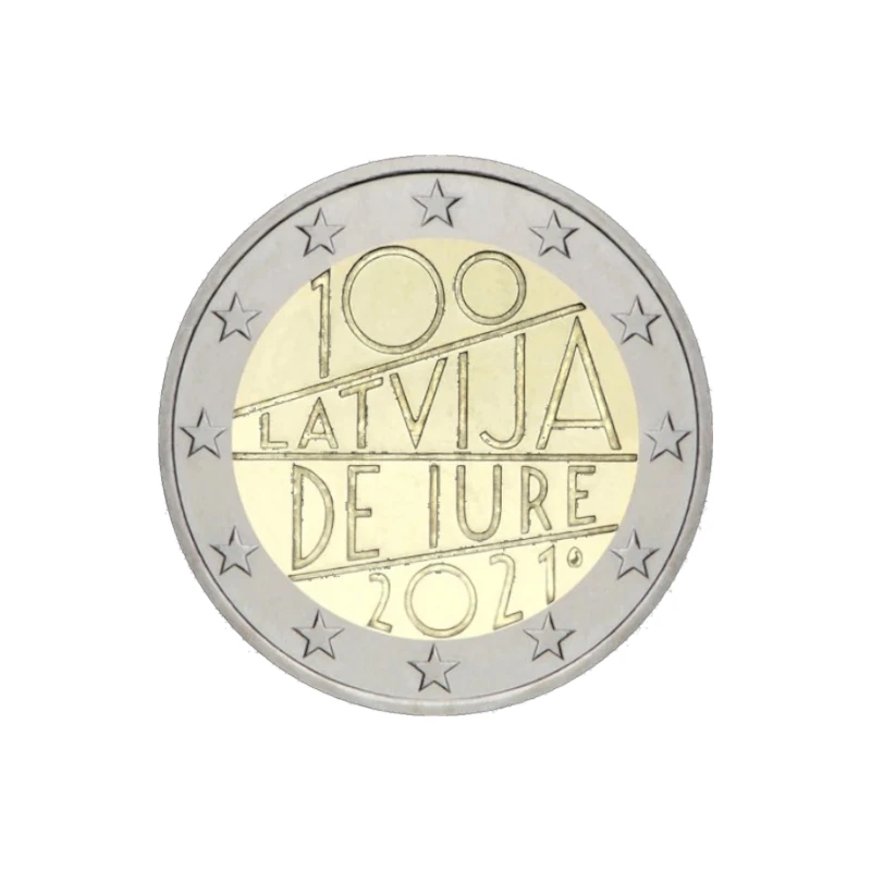 Letónia 2021 – De Jure – 2€ 