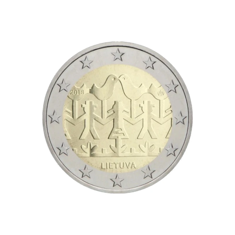 Lituânia 2018 – Canção e Dança – 2€   