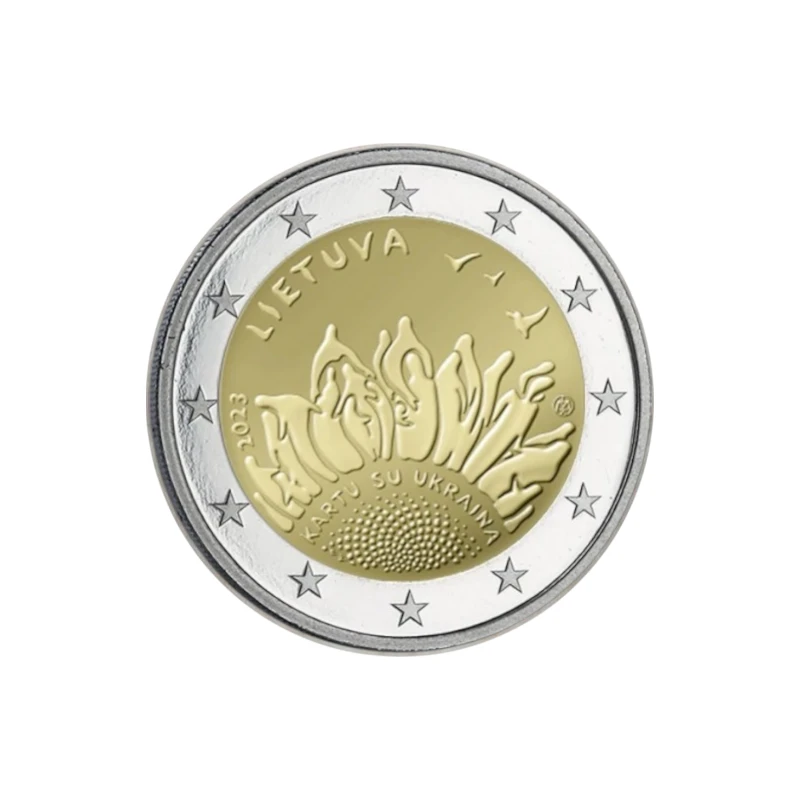 Lituânia 2023 – Junto com a Ucrania – 2€