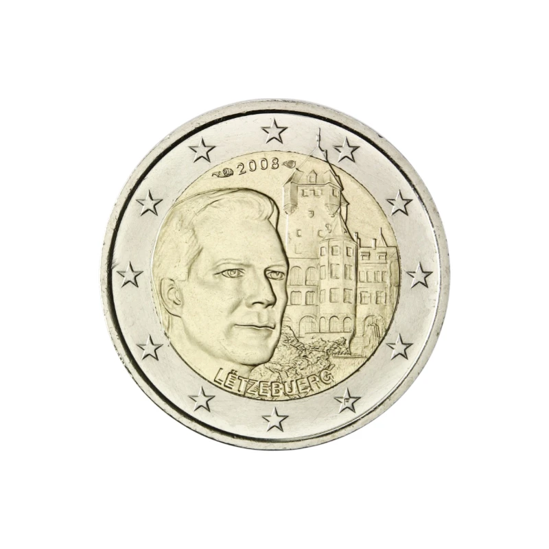 Luxemburgo 2008 – Grão-Duque Henri – 2€