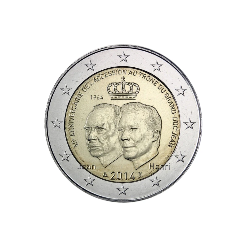 Luxemburgo 2014 – Grão-Duque Jean – 2€