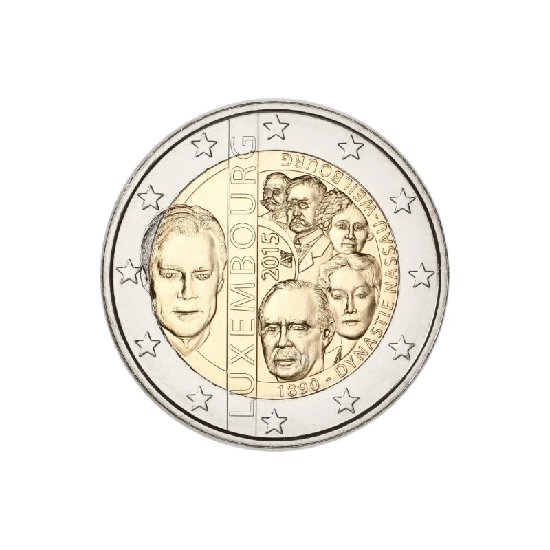 Luxemburgo 2015 – Dinastia de Nassau-Weilbourg – 2€  
