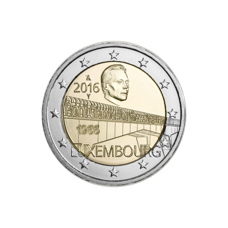 Luxemburgo 2016 – Grão-Duquesa Charlotte – 2€